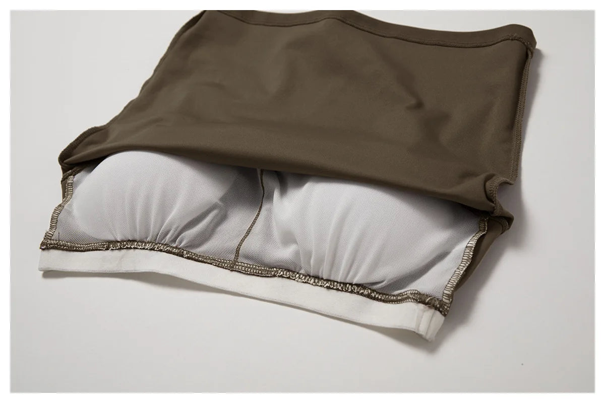 Women’s Seamless Flare Leggings Set – Long Sleeve Crop Top & Pants