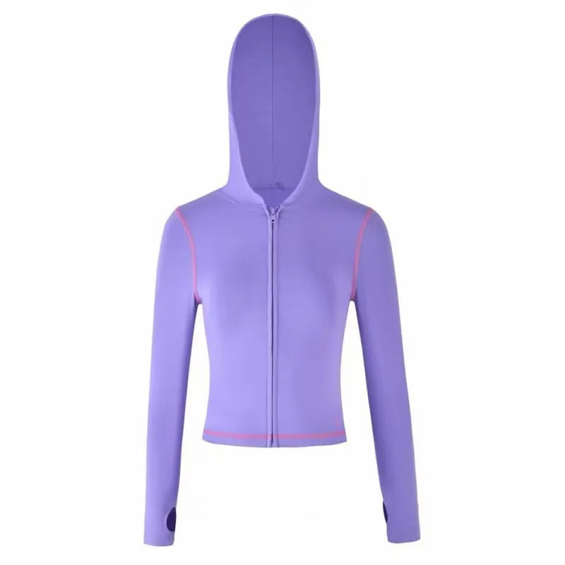 Gia Slim Fit Hooded Tracksuit – Zip-Up Jacket & Pants Set