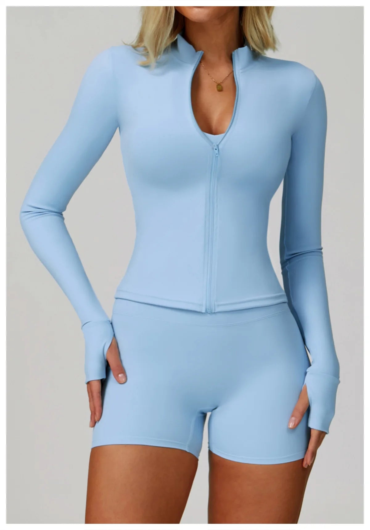 Women’s 2–3 Piece Yoga Set – Sports Bra, High-Waist Shorts & Leggings