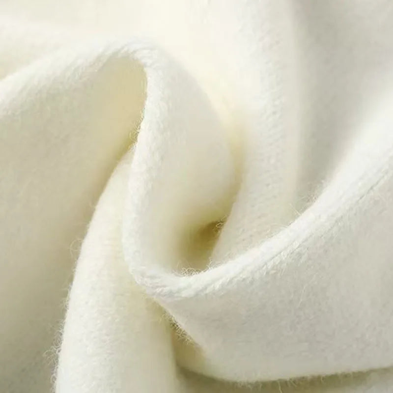 Women’s Bear Print Sweater – Cozy Knit Pullover (Korean Style)