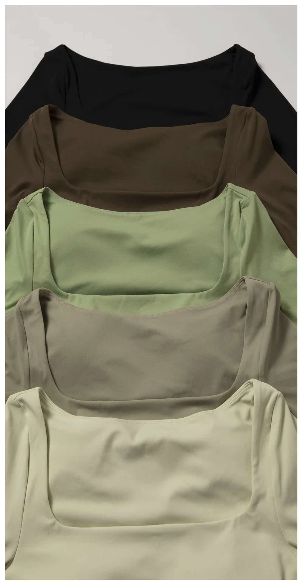 Women’s Seamless Flare Leggings Set – Long Sleeve Crop Top & Pants