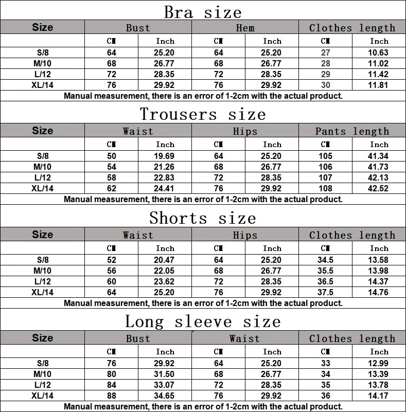 Women’s 2-Piece Yoga Set – Sports Bra & High-Waist Shorts/Leggings