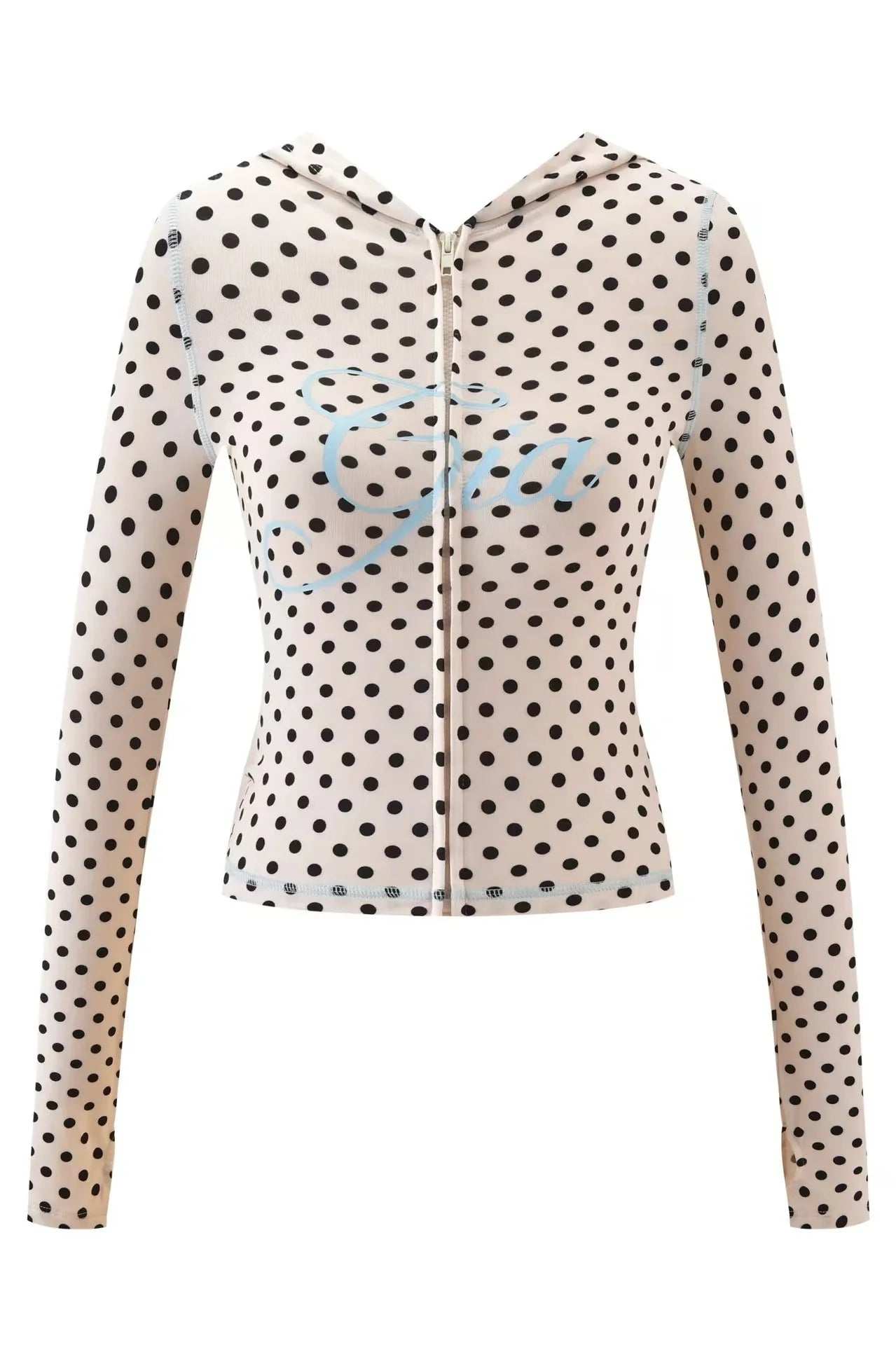 Gia Slim Fit Hooded Tracksuit – Zip-Up Jacket & Pants Set