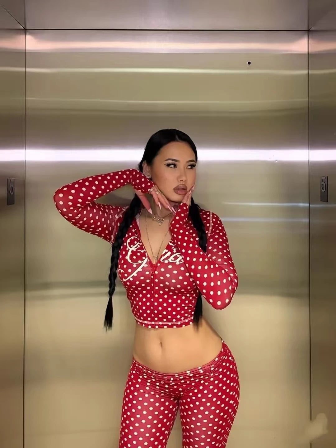 Gia Slim Fit Hooded Tracksuit – Zip-Up Jacket & Pants Set