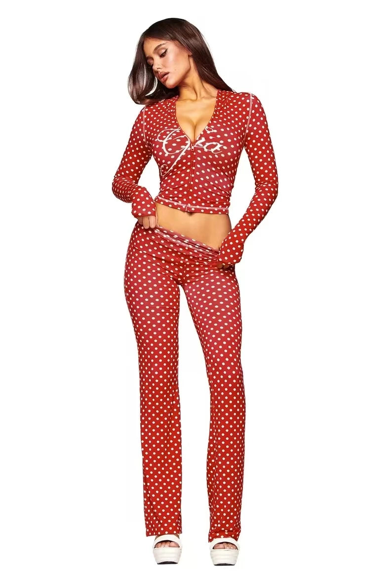 Gia Slim Fit Hooded Tracksuit – Zip-Up Jacket & Pants Set