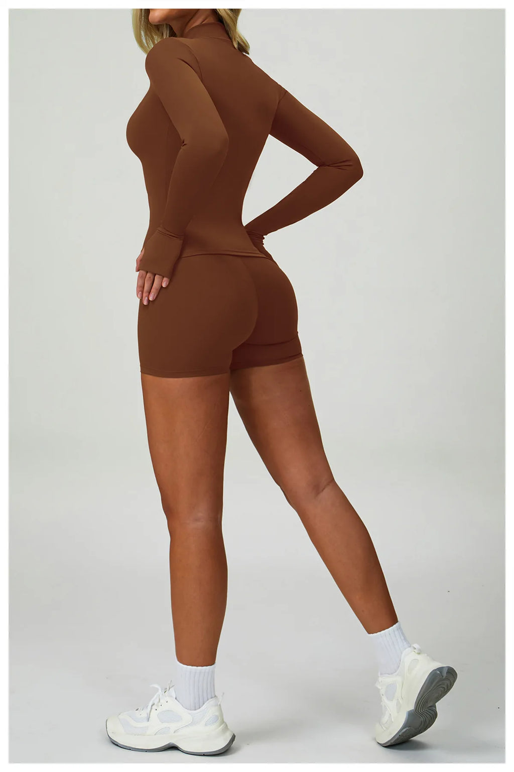 Women’s 2–3 Piece Yoga Set – Sports Bra, High-Waist Shorts & Leggings