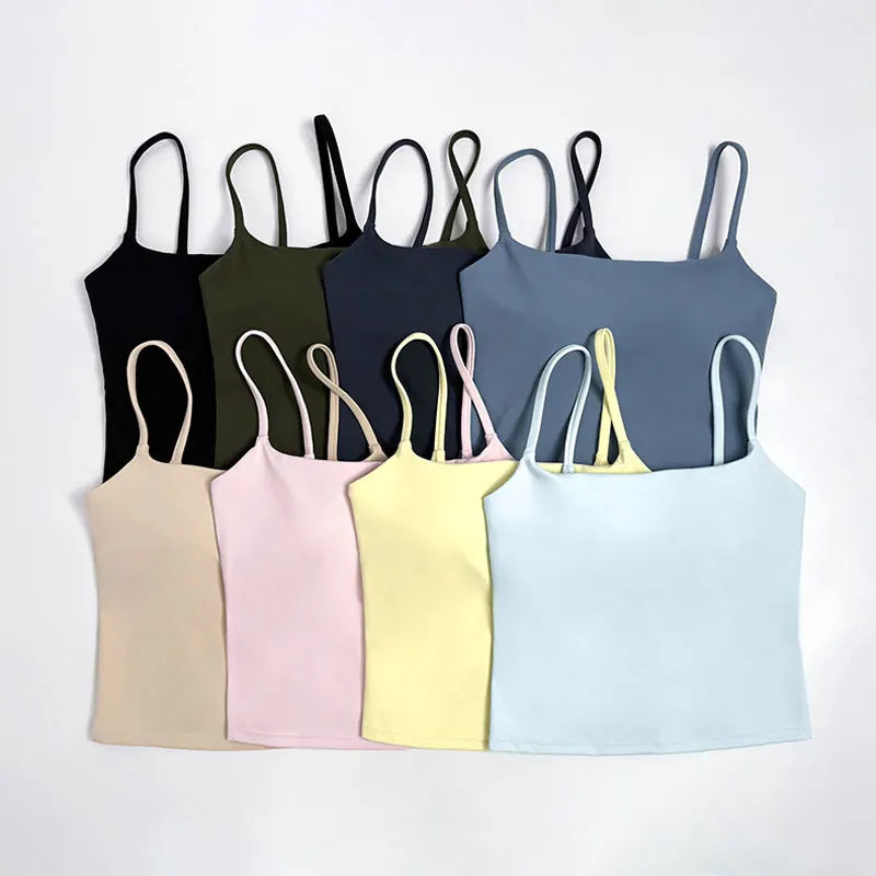 Women’s Seamless Tank Top – Slim Fit Stretch Camisole